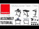 Isomars Adjustable Black (Alloy Steel) Laptop & Study Table | 30×17 Inch