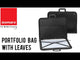Portfolio Bag With Leaves - A2