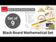 Isomars Blackboard/Whiteboard Teacher's Protractor - 180 Degrees - Large Size
