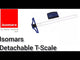 Detachable T-Square Scale - 32"