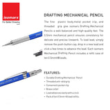 Set Square with Pro Circle, Inch Scale, 0.5 Mechanical Pencil, and Eraser Combo - Isomars