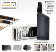 Technical Drawing Pen Ink 25ml | Waterproof High Opacity Ink for Rapidograph Pens, Drafting, Illustration & Calligraphy (Multi Colors) - Isomars