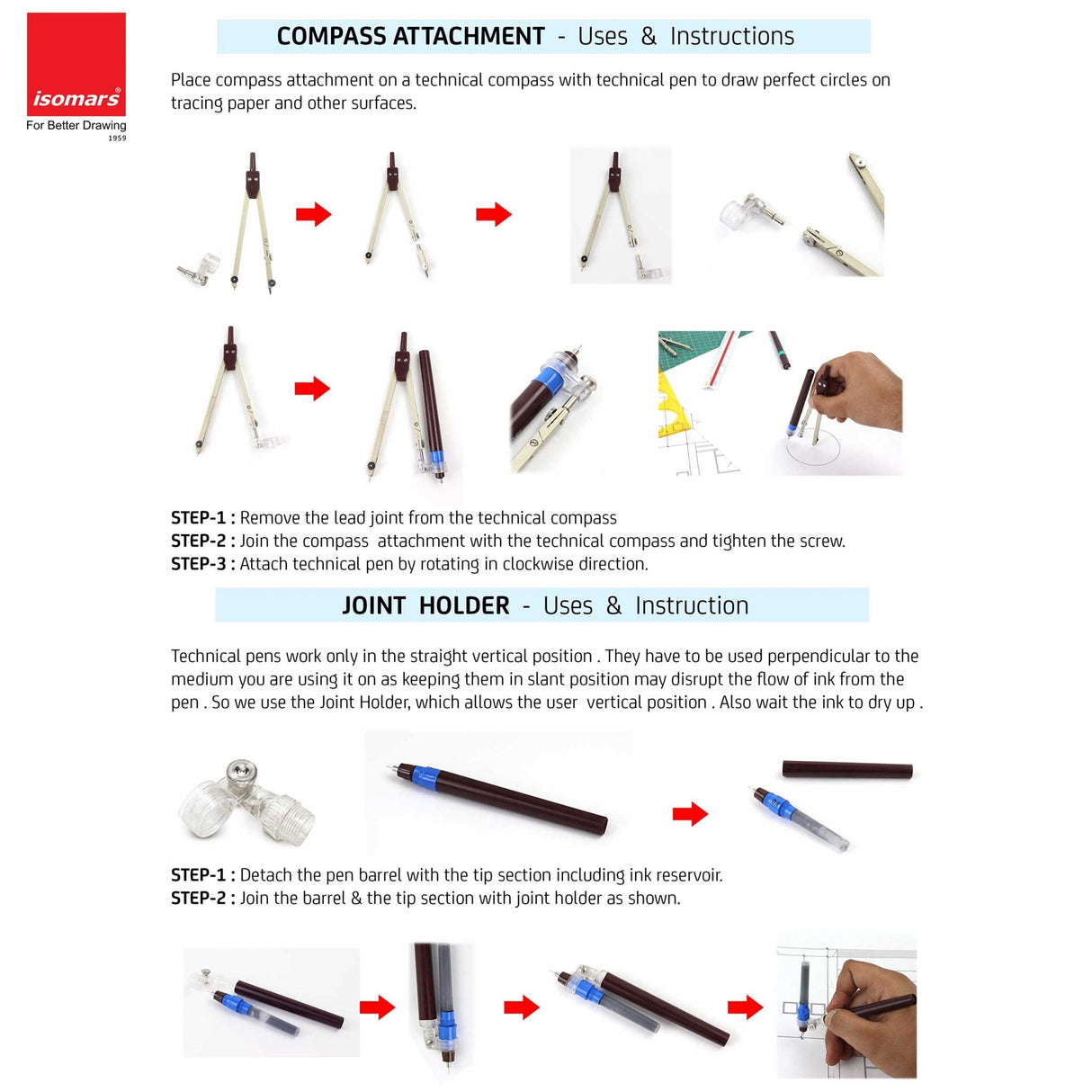 Technoart Technical Drawing Pens (Set of 9) - Isomars