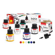 Waterproof Drawing Ink Set of 6 (35ml Each) with Dropper | Artist Ink for Calligraphy, Illustration, Airbrush & Technical Drawing - Isomars