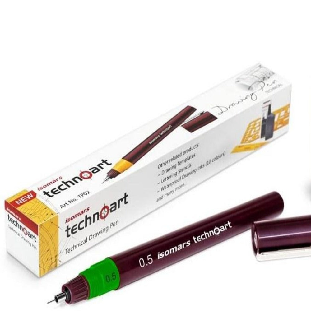 ISOMARS FINELINER TECHNICAL DRAWING PEN 0.5