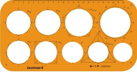 Metric Circle Shapes Template