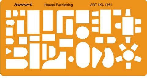 1:100 Scale Architectural Furniture Template