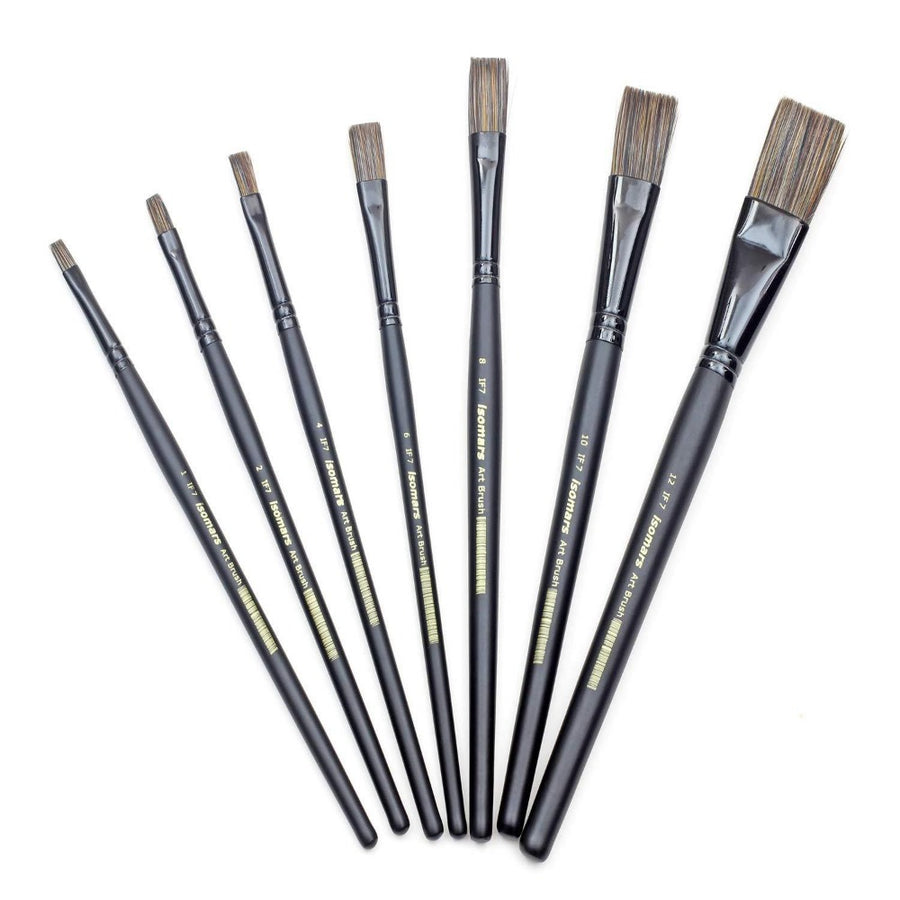 Platinum Flat Brush (Set of 7)