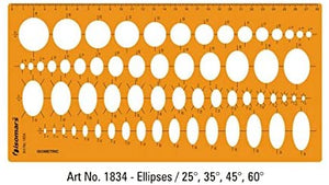 Ellipses Templates Combo (Set of 4)