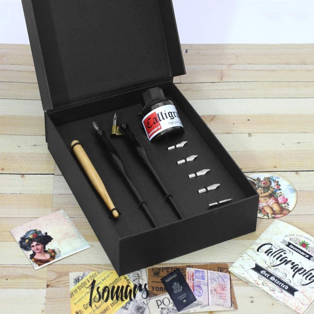 Calligraphy Pen Set with 7 Nibs & 3 Holders