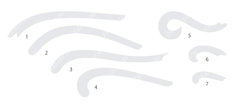 Ship Curves (Set of 7)