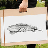 Isomars Sketch Board/Drawing Board with Clip - 18"x20"