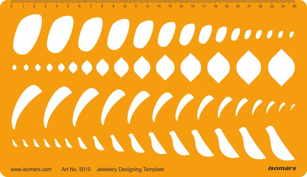 Jewelry Design Template - Organic Stones