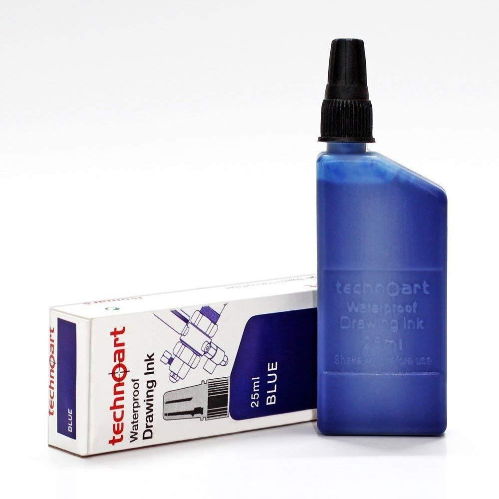 Isomars Technoart Technical Drawing Pen Ink-Blue