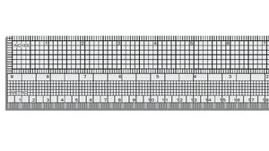 Gridding Scale (18")