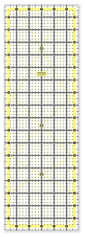 Garment Patchwork Quilting Ruler (6" x 18")