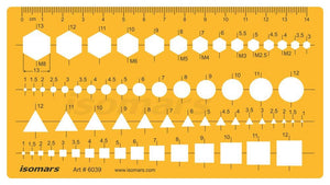 Combination Shape Drawing Template