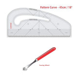 Pattern Curve and Marking Tracing Wheel Combo