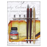 Calligraphy Pen Set Wood - Arabic