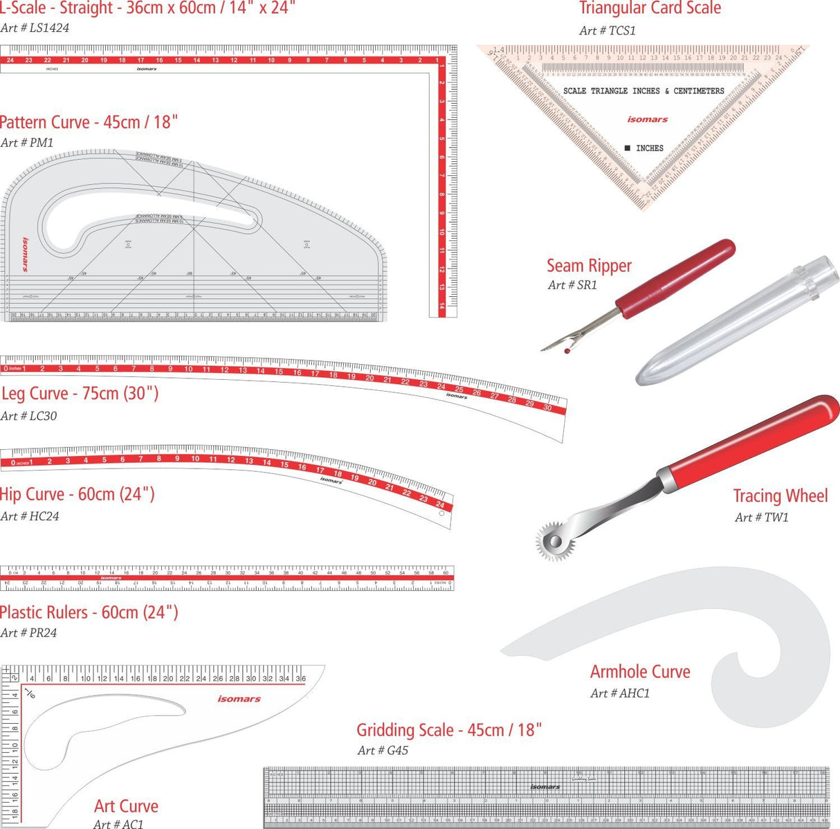 Fashion Designing Kit - Set of 11