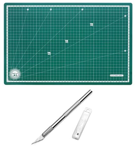 Cutting Mat A3 & Surgical Knife Combo