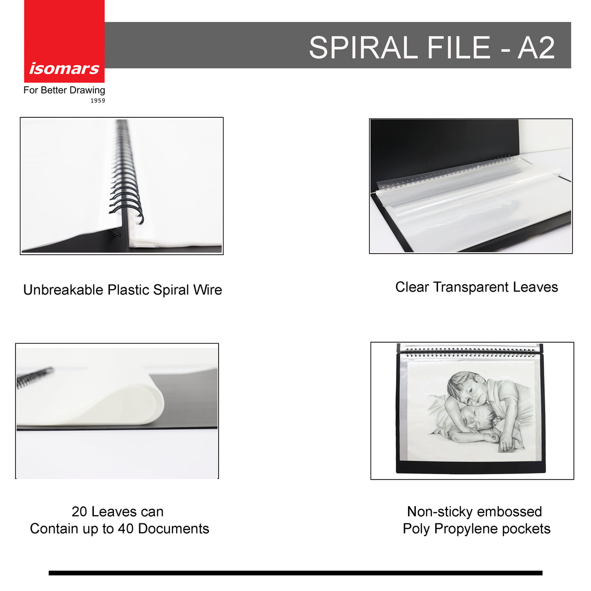 Isomars Spiral File - A2