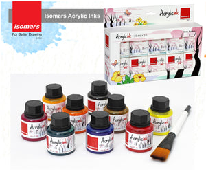 Acrylic Ink (Set of 10)