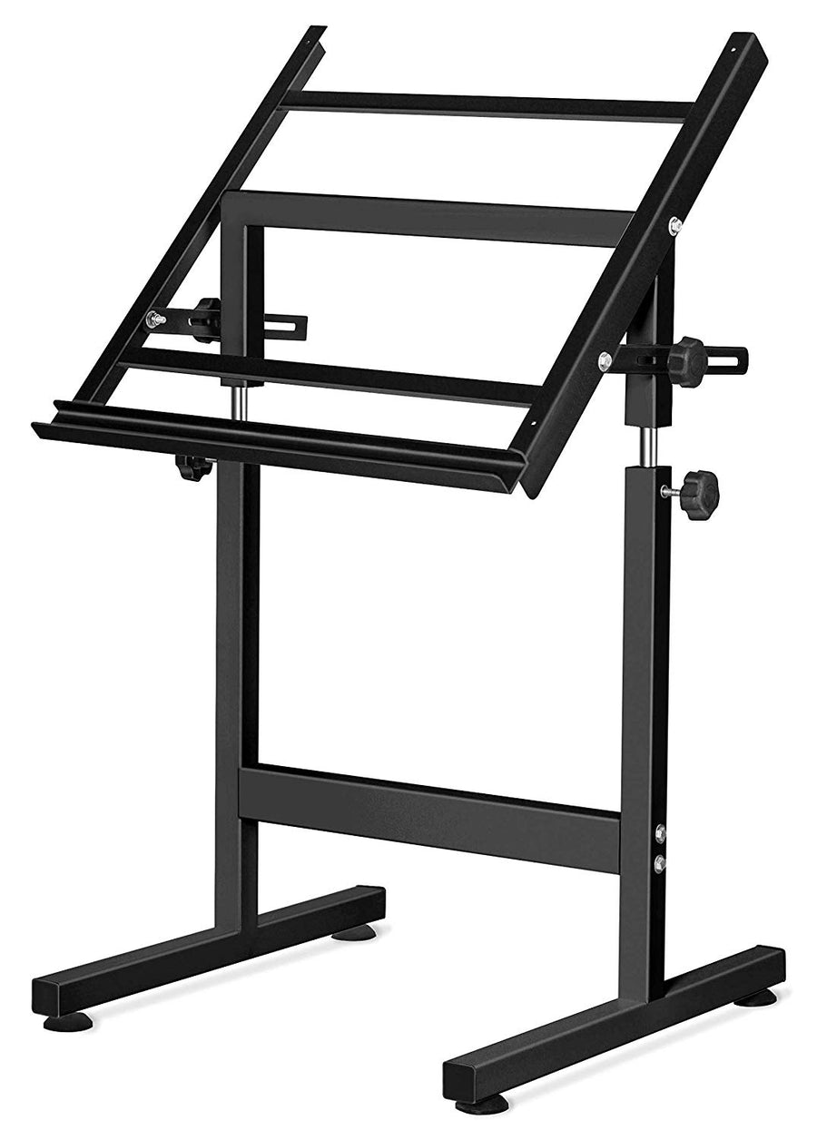 Drawing Table With White Laminated Parallel Ruler Board (25.5"x35")