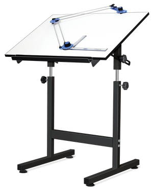 Isomars Drawing Board Table - Scholar with White Laminated Board Size - 25.5"x35" and Drafter