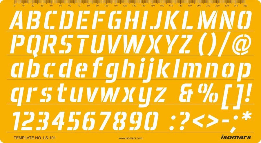 Lettering Stencil 101