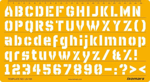 Lettering Stencil 105