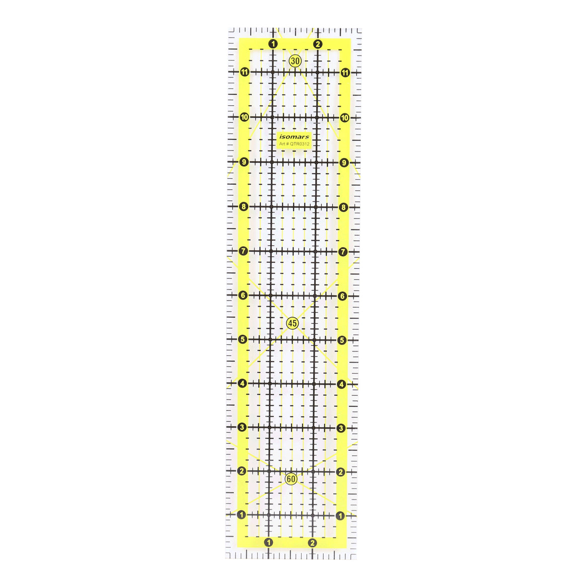 Garment Patchwork Quilting Ruler (3" x 12")