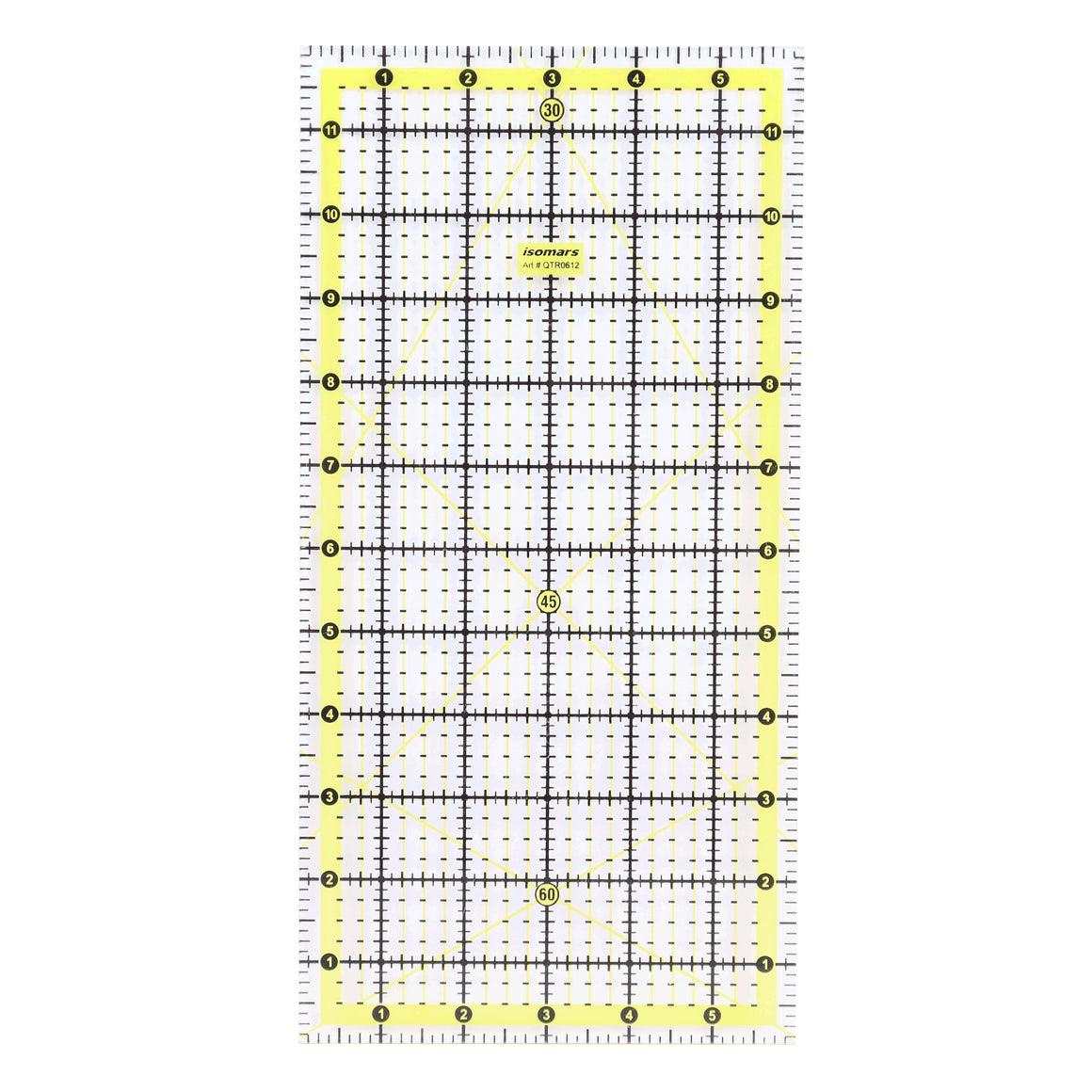 Garment Patchwork Quilting Ruler (6" x 12")