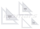 Isomars Triangle Quilting Patchwork Shape Scale Template