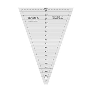 Triangle 30 Degree Quilting Scale (9.5")