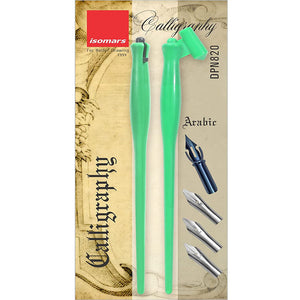 Plastic Holder Set (Oblique & Straight) with 3 Arabic and 1 Flex Nib