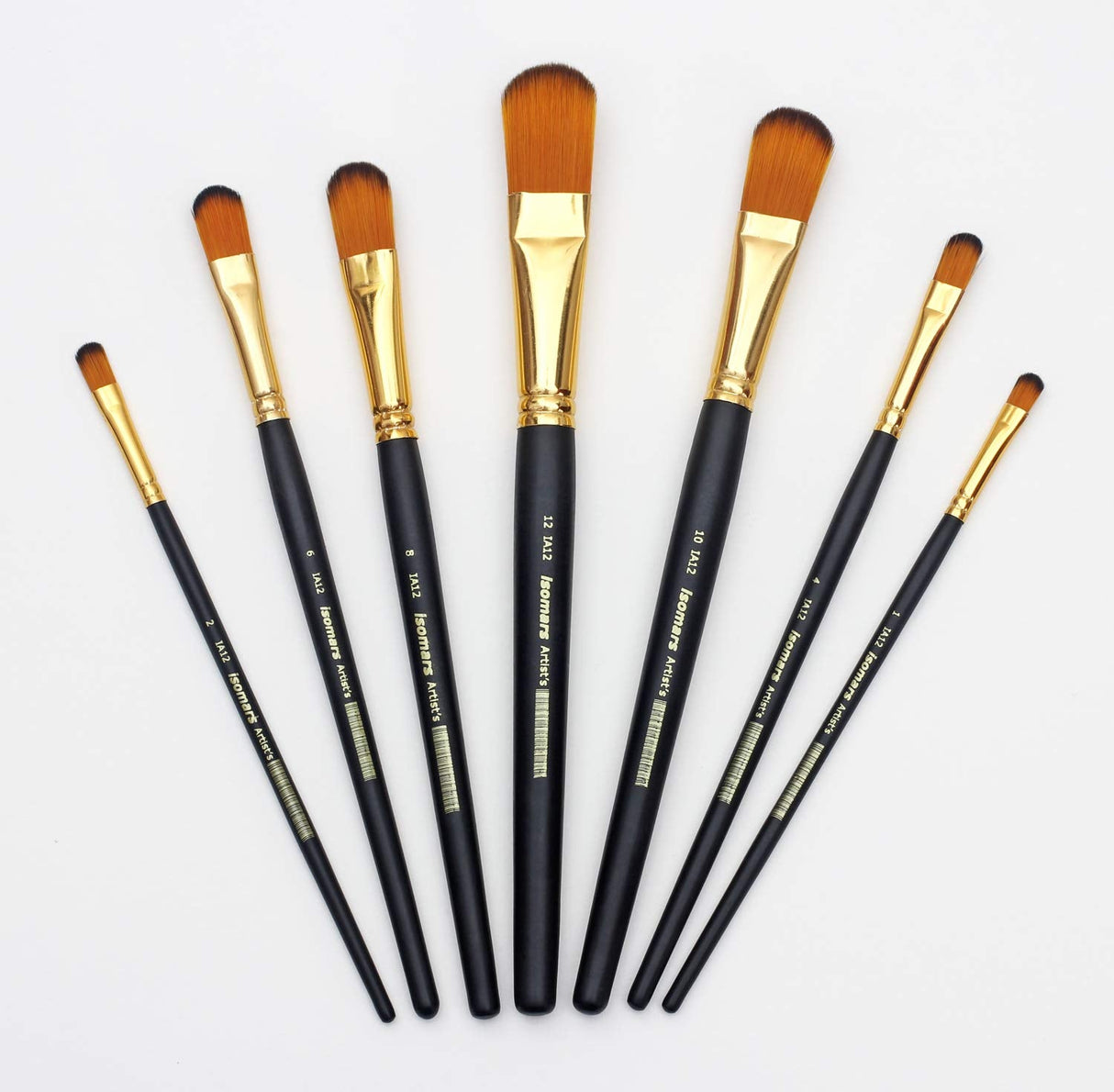 Artist Brush Filbert (Set of 7) - Isomars