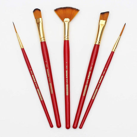 Artist Mix Paint Brush (Set of 5) - Isomars
