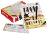 Calligraphy Pen Set: 5 Nibs, Ink Cartridges, Converter, and Ink - Isomars