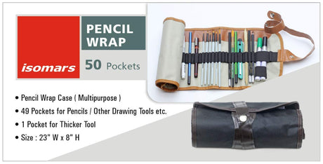 Canvas Pencil Wrap Case - Isomars
