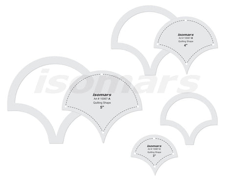 Clam Shell Patchwork Scale (Set of 3) - Isomars