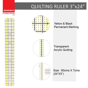 Garment Patchwork Quilting Ruler (3"X24")