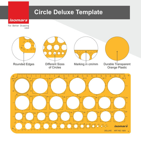 Deluxe Circle Template - Isomars