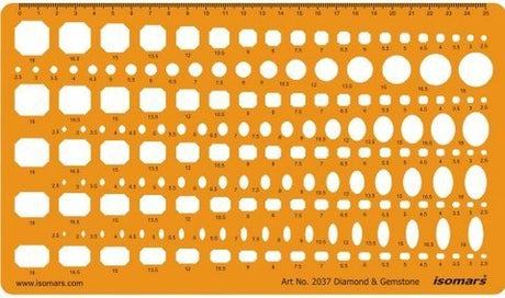 Diamond and Gemstone Shapes Template - Isomars