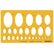 Ellipses Shape Drafting Drawing Template (1510E) - Isomars