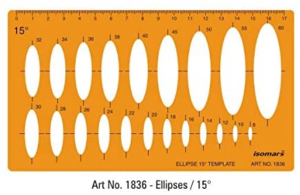 Ellipses Templates Combo (Set of 4) - Isomars