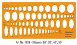 Ellipses Templates Combo (Set of 4) - Isomars