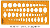 Ellipses Templates Combo (Set of 4) - Isomars