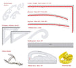 Fashion Designing Kit - Set of 10 - Isomars