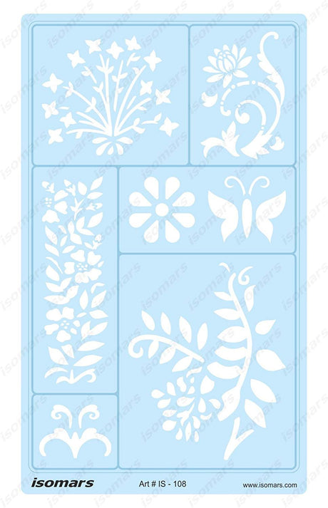 Floral and Ornamental Design Template - Isomars